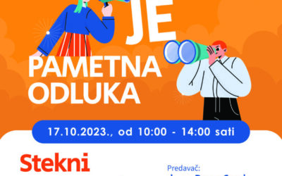 Specijalizirani sajam “Struka je pametna odluka” – Obrtnička škola Koprivnica