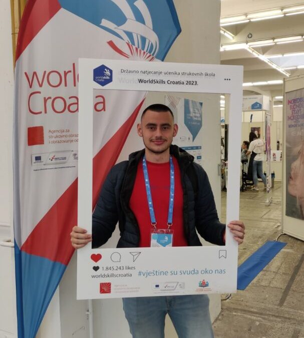 Učenik osvojio četvrto mjesto na Državnom natjecanju učenika strukovnih škola – WorldSkills Croatia!