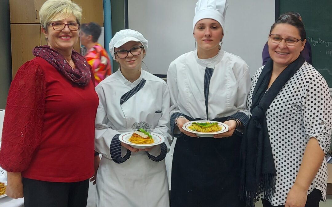 Učenice Obrtničke škole Koprivnica uspješne na 16. Internacionalnom kongresu gastronomije i tjesteničarstva CONPASTI