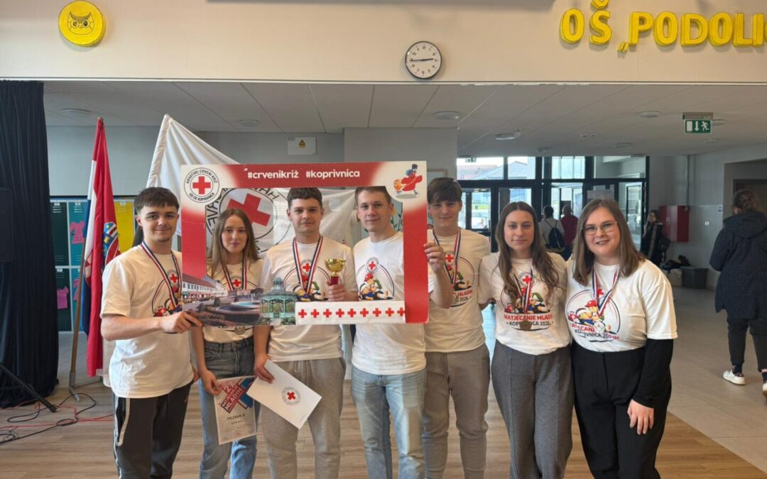 Obrtnička škola Koprivnica osvojila 2. mjesto na natjecanju Hrvatskog Crvenog križa
