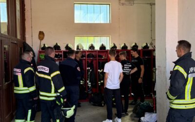 Učenici 1. d razreda posjetili Javnu vatrogasnu postrojbu Koprivnica